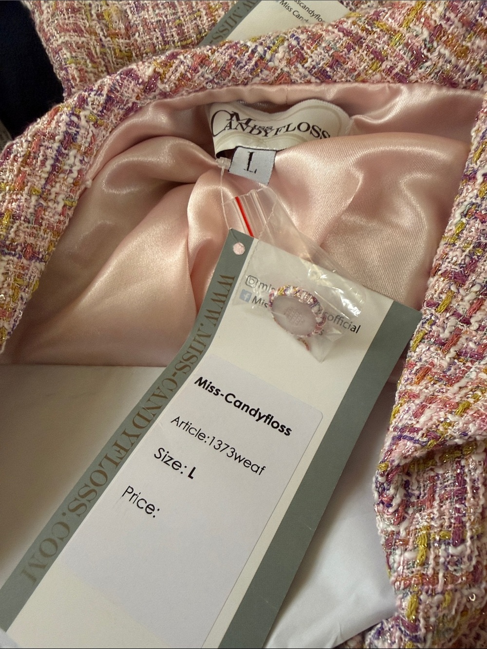 Large Miss Candyfloss Inca Spring-Skirt With Chloe-Spring Jacket - Picture 6 of 7